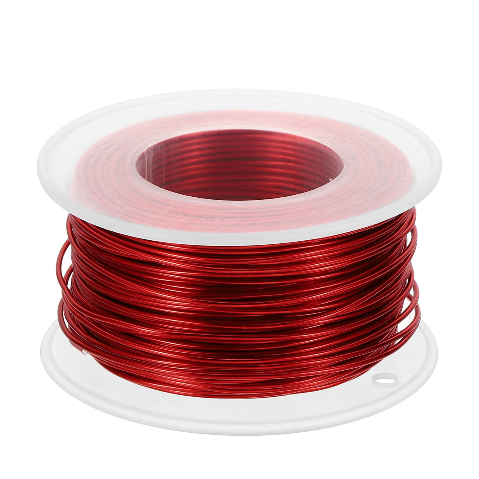 PATIKIL 18 Gauge 1mm Aluminum Craft Wire, 98.4Ft Metal Wire Armature Bendable Wire for Jewelry Making Metal Wrap DIY, Red