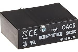 Opto 22 OAC5 AC Output, 12-140 VAC, 5 VDC Logic, 4000 Vrms I/O Isolation, 20 milliamps Minimum Load Current