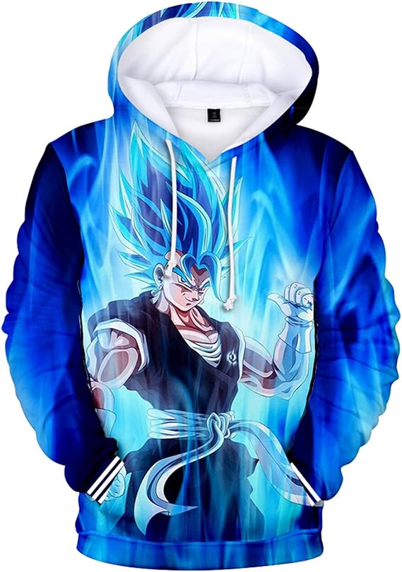 Dragon Ball Z Goku Men's Hooded Sweatshirt Fashion Casual 3D Anime