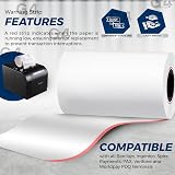 G4GADGET 5x 57x40mm Thermal Till Rolls Red Warning Stripe 5 Rolls view 6