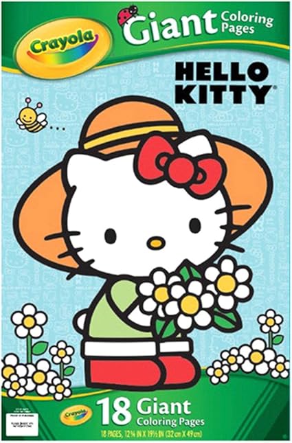 Crayola Hello Kitty Giant Coloring Pages Amazon De Spielzeug