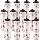 Talltalk 16 Pack Basketball Party Favors, 24 oz Basket Team Gift Water Bottles Bulk, Reusable Gifts Sports Party Favors for Team, Practice & Gym