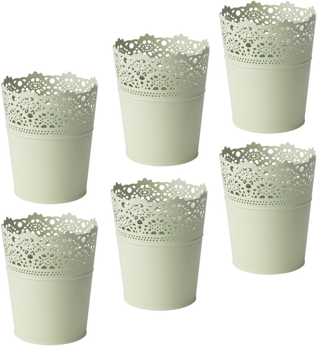 6 x IKEA Skurar – Maceta verde claro, 10, 5 cm flores plantas de ...