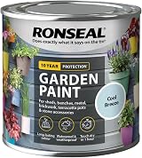 Ronseal Garden Paint Cool Breeze 250ml RSLGPCDB250 Waterproofed Substrates view 4