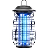 Bug Zapper Indoor & Outdoor, 4200V Electric Mosquito Zapper, 10 Years Lifespan, 6.5ft Power Cord, Waterproof, Fly Trap Mosquito Trap, Fly Killer Fly Zapper for Home, Patio, Kitchen, Backyard, Camping