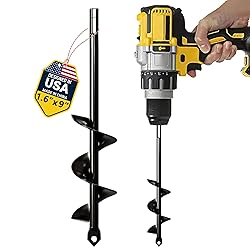 K-Brands Auger Drill Bit for Planting – 1.6 x 9