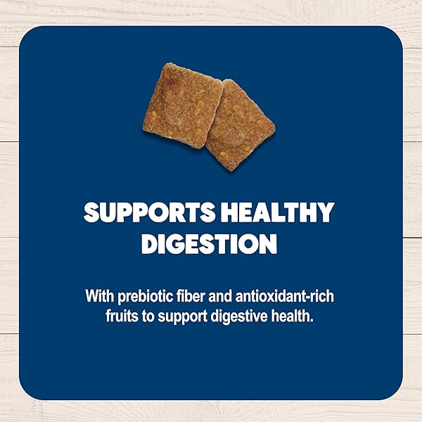 BLUE BUFFALO BENEBARS DIGESTIVE SUPPORT DOG TREATS WITH PREBIOTIC FIBER, MADE WITH NATURAL INGREDIENTS, USA CHICKEN & APPLE, 9-OZ BAG