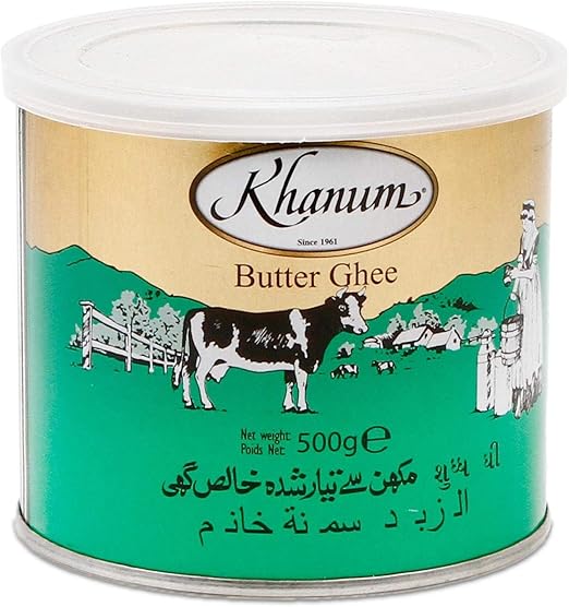 Khanum Pure Butter Ghee 500 g Amazon.co.uk Grocery