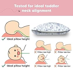 Toddler Pillow with Pillowcase - 13x18 My Little