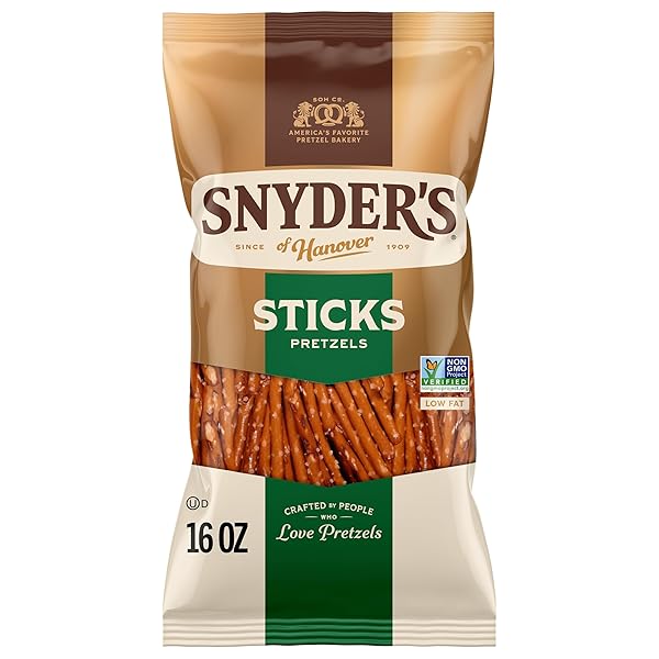 SNYDER’S OF HANOVER STICKS PRETZELS, 16 OZ