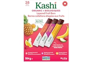 Kashi Organic Layered Fruit Bars, 28 bars × 18 grams