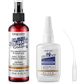 CA Glue with Activator, Medium Viscosity, 2 Oz Glue + 4.1 Oz Accelerator | Bonds in about 2-3 seconds with activator; low-bloom formula for wood, metal, ceramic, models, crafts and 3D print repairs