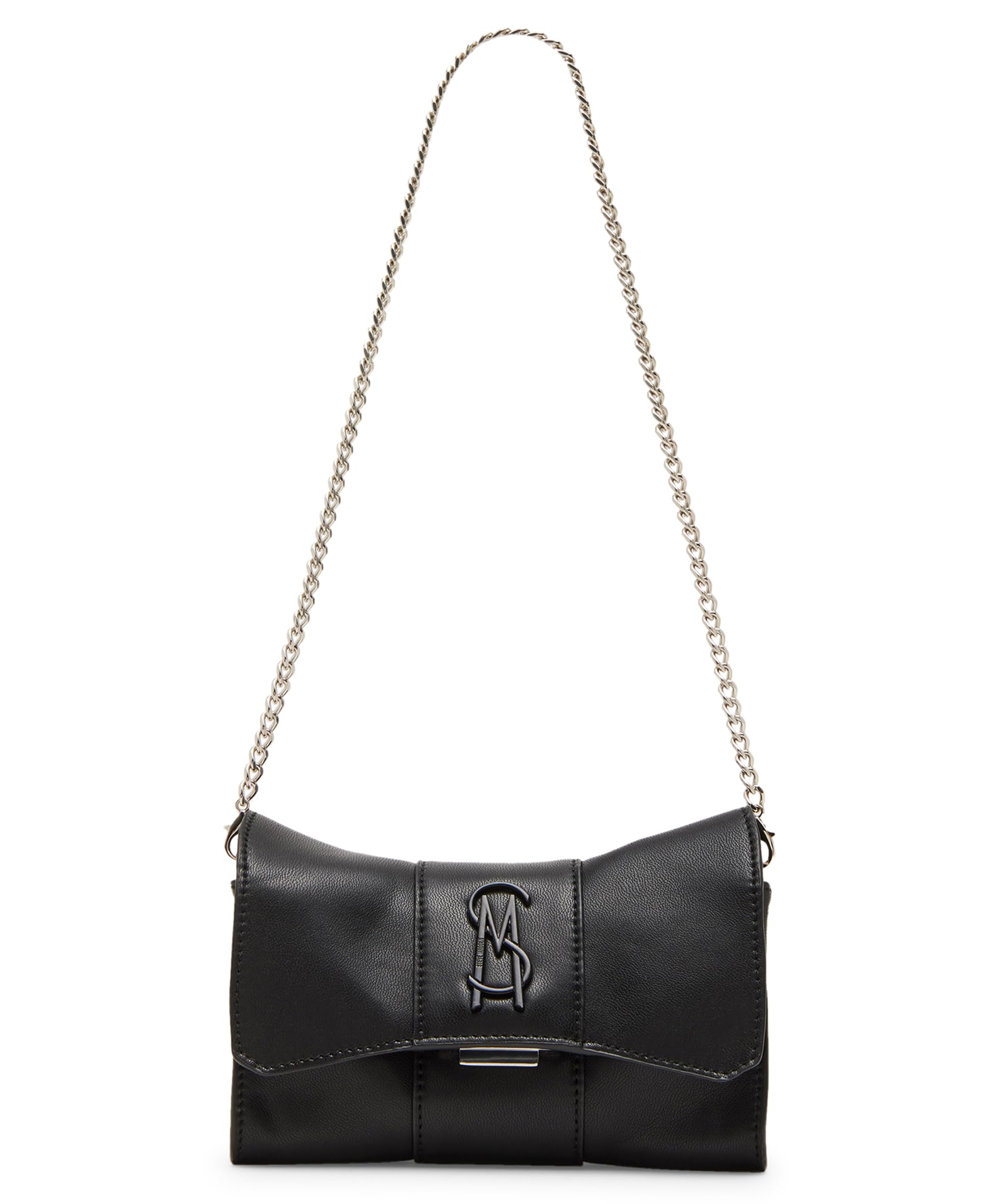 Steve Madden Briaa Bow Bag with 2 Strap Options, Black