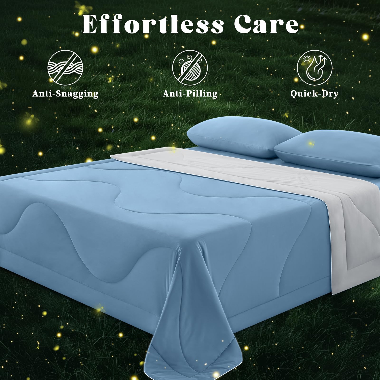 FineMay Cooling Comforter Queen Size, Double-Sided