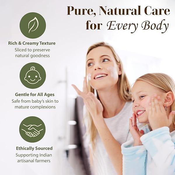 ERA OF NATURE ORGANIC UNREFINED RAW MANGO BODY BUTTER BLOCK 8OZ – MOISTURIZING MANGO SEED RAW BUTTER BAR FOR SKIN & HAIR, DIY LIP BALM BASE, CREAM, SOAP & LOTION MAKING SUPPLIES KIT, PERSONAL SKINCARE