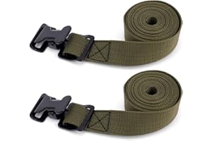 2pcs Tree Stand Utility Straps for Summit, Hang-On Tree Stand Backpack Harness Straps Replacement with Buckle Versatile Stabi