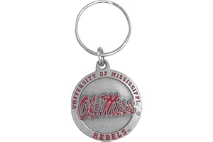 Siskiyou NCAA unisex-adult Carved Metal Key Chain