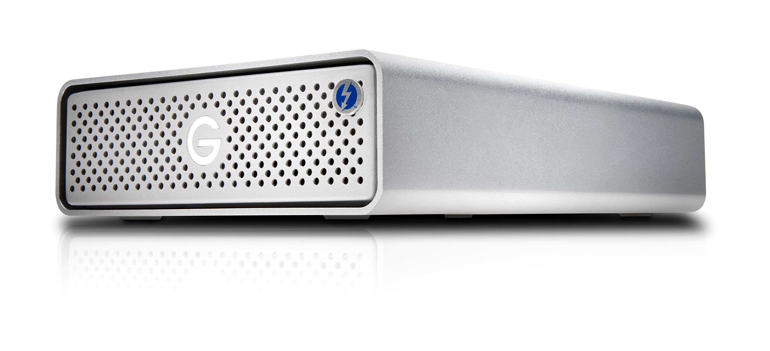G-Technology 12TB G-DRIVE with Thunderbolt 3 and USB-C Desktop External Hard Drive, Silver - 0G05383-1