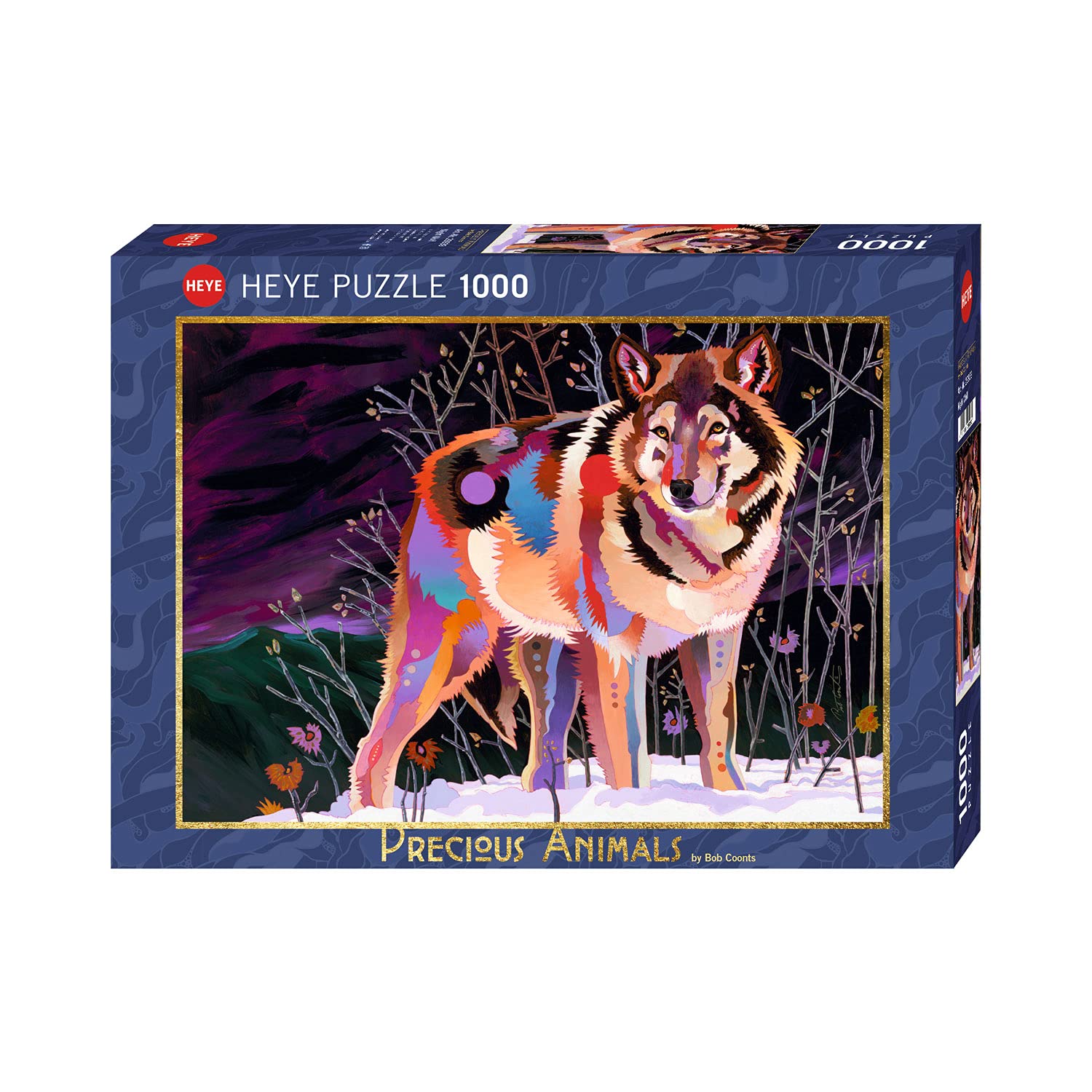 Heye Puzzles 1000 Pc - Night Wolf (Precious Animals)