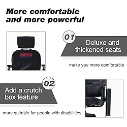Metro Mobility Scooter for Seniors-4 Wheel Compact