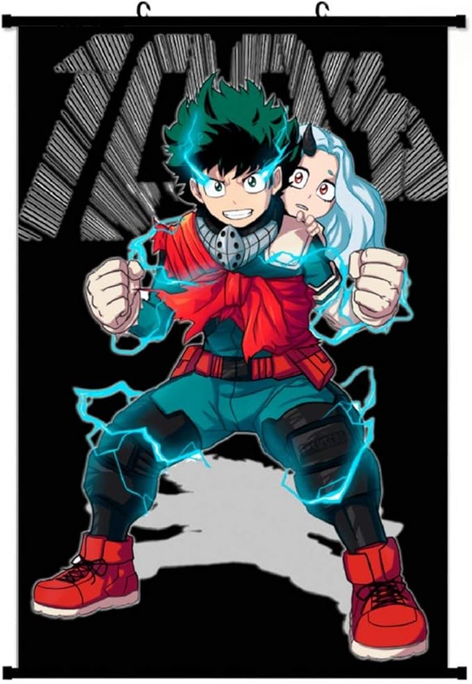 Animation Art Characters Anime My Hero Academia Home Decor Scroll Gift Poster Wall Diy Cloth 41 56cm M26 Collectibles