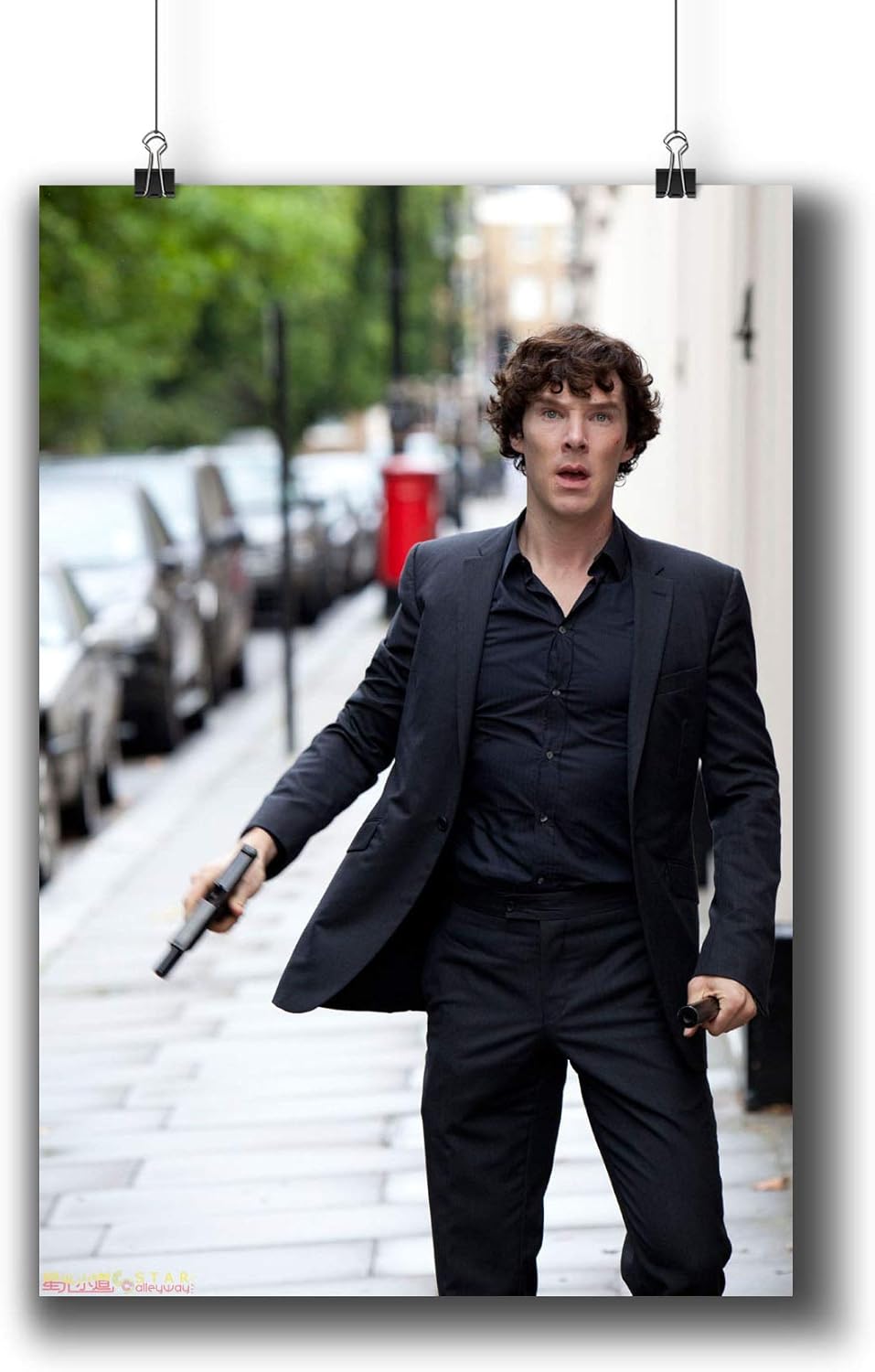 Sherlock TV Series Poster Small Prints 010-115 Sherlock Holmes Benedict Cumberbatch,Wall Art Decor for Dorm Bedroom Living Room (A4|8x12inch|21x29cm)