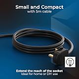 Masterplug Four Socket 5m Cassette Reel Power Cord Reel SCT0510/4BL view 3