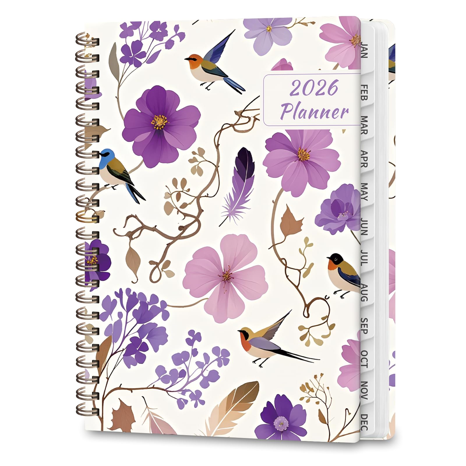 Photo 1 of 2026 Planner, Weekly and Monthly Calendar Planning Book, Jan 2026 - Dec 2026, Academic Agenda Book, Desk Accessories for Home, Office and School Supplies - A5 (6.3'' x 8.5'')