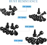 FandWay 32Pcs Ring Doorbell Screws & 2 Screwdrivers Kit T15 T6 for Ring Pro view 3