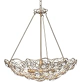 Varaluz Ethereal Rose 500P06HGOB 6-Light Inverted Pendant Light - Havana Gold Ombre