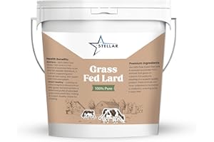 STELLAR CHEMICAL CORP Stellar - 100% Pure Grass Fed Lard - Food Grade - 3 LBS