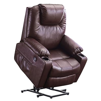 Mcombo Electric Power Lift Recliner Chair with Massage & Heat