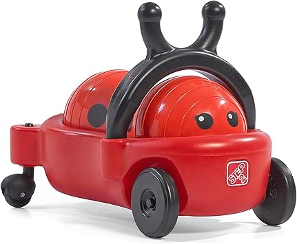 Step2 Bouncy Buggy Ride On Ladybird Toy Vehicle Bouncy Ball 2 In 1 In Red Black Children S Vehicle Ride On Car From 2 Years Amazon De Spielzeug