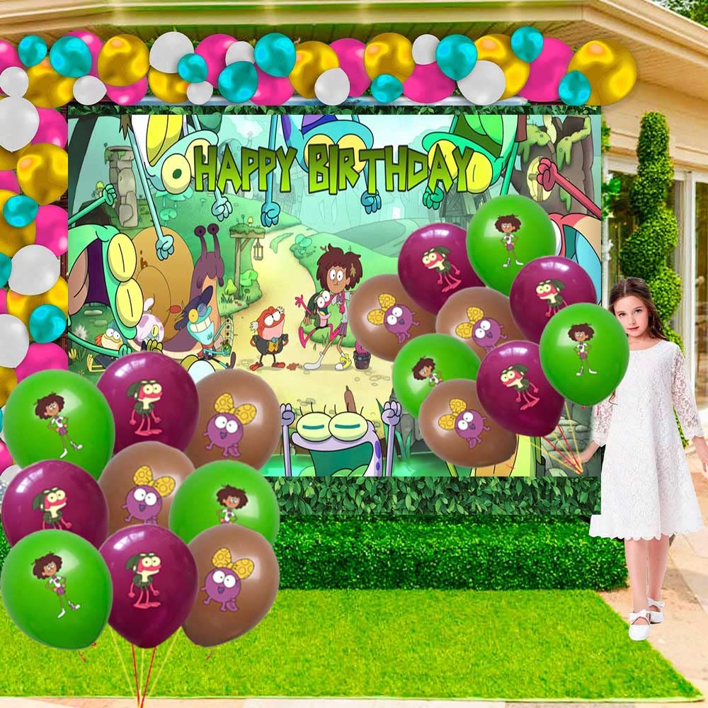 Mua Amphibia Party Supplies Plates Decorations Birthday Cake Topper ...