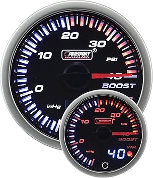 ultra basic series 52mm boost gauge
