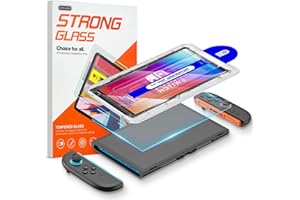 BRIBAT Switch 2 Screen Protector Designed for Nintendo Switch 2 2025 with Auto Alignment Kit, Switch-2 Tempered Glass[9H Hardness], 30s Installation, Anti-Scratch, Touch Sensitive, Ultra-Clear, 1 Pack