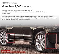 MOERTIFEI Car Mudguard Mud Flaps Splash Guard