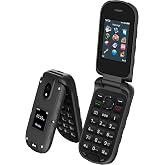 Plum RAM Plus 4G Volte Rugged Flip Phone, IP68 Shock Proof T-Mobile &ndash; Black