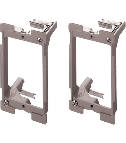 Arlington LV4 4-Gang Low Voltage Mounting Bracket For 1/4" - 1" Thick Walls