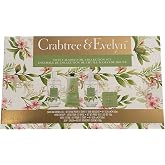 Crabtree &amp; Evelyn Sweet Almond Oil Collection Set (Bath &amp; Shower Gel 8.4 fl oz, Hand Therapy 3.5 oz, Body Lotion 8.4 fl oz, Bar Soap 3.5 oz)