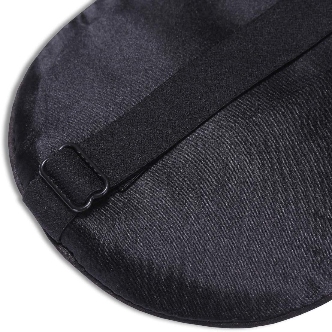Alaska Bear Natural Silk Sleep Mask, Blindfold, Super Smooth Eye Mask (Black): Health & Personal Care