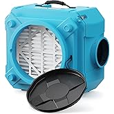 ALORAIR Air Scrubber with 3 Stage Filtration, Stackable Negative Air Machine for Industrial and Commercial Use, Heavy Duty Air Cleaner with MERV-10 Filter, HEPA/Activated carbon Filter, Blue