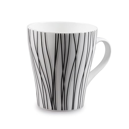 Clay Craft Hugo Carpet Bone China Milk Mug, 400 ml, Multicolour (MM-HUGO-H301)