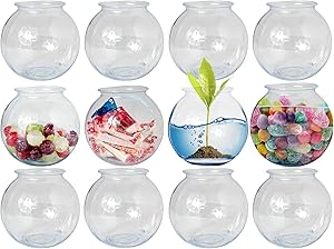 Kicko Plastic Ivy Bowls - 12 Pack - 16 Ounce Tub - Perfect for Home Decor, Centerpiece, Carnival Game Accessory, Ornament Holder, Party Supplies, Sweet Treats