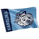 Desert Cactus University of North Carolina Flag UNC Chapel Hill Tar Heels Banners 100% Polyester Indoor Outdoor 3x5 feet Flags (Team Name)