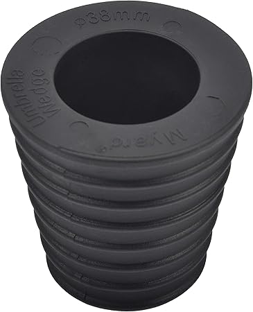 Myard Mp Uw38 Umbrella Cone Wedge Spacer Fits Patio Table Hole Opening Or Base 2 To 2 5 Inch Umbrella Pole Diameter 1 1 2 38mm Black Amazon Ca Patio Lawn Garden