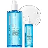 Yoken EWG Verified Hyaluronic Acid Serum for Face 8 + 2 fl oz, Vitamin B5 & Triple Pure Hyaluronic Acid 2%, hydrating Facial Serum for refined texture Hydrating Serum Plump Dry Skin Fragrance-Free