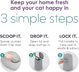 Litter Genie Easy Roll LitterLocker Bin with Tear-Off Bags, Large Opening view 4
