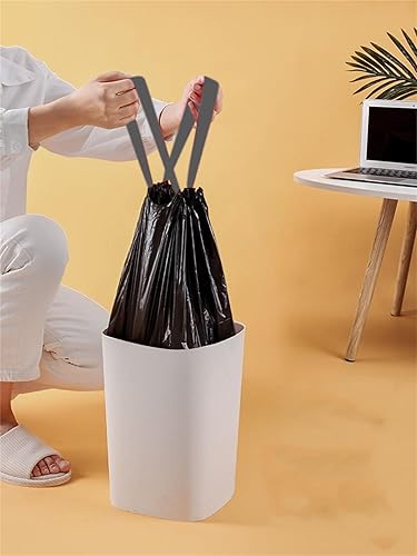 75 Count Small Trash Bags Gallon Black Mini Drawstring Garbage