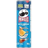 Pringles* Potato Chips Salt & Vinegar Flavour, 156 g